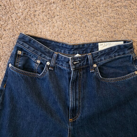 Rag & Bone Ruth Super High Rise Ankle Wide Leg Jeans 29 - Picture 3 of 6